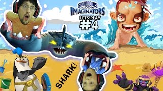 Пробивать Sucker SHARK! Kaos @ пляжа! Skylanders Imaginators Часть 4 (SHELLMONT БЕРЕГА ПОЛНЫЙ Level)