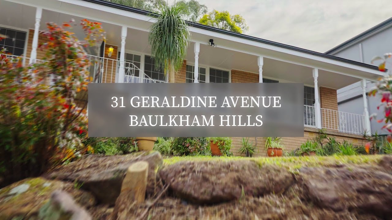 31 Geraldine Avenue, Baulkham Hills Property showcase YouTube