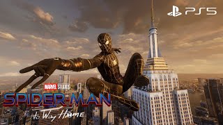 Marvel's Spider-Man 2 Black And Gold Suit Gameplay