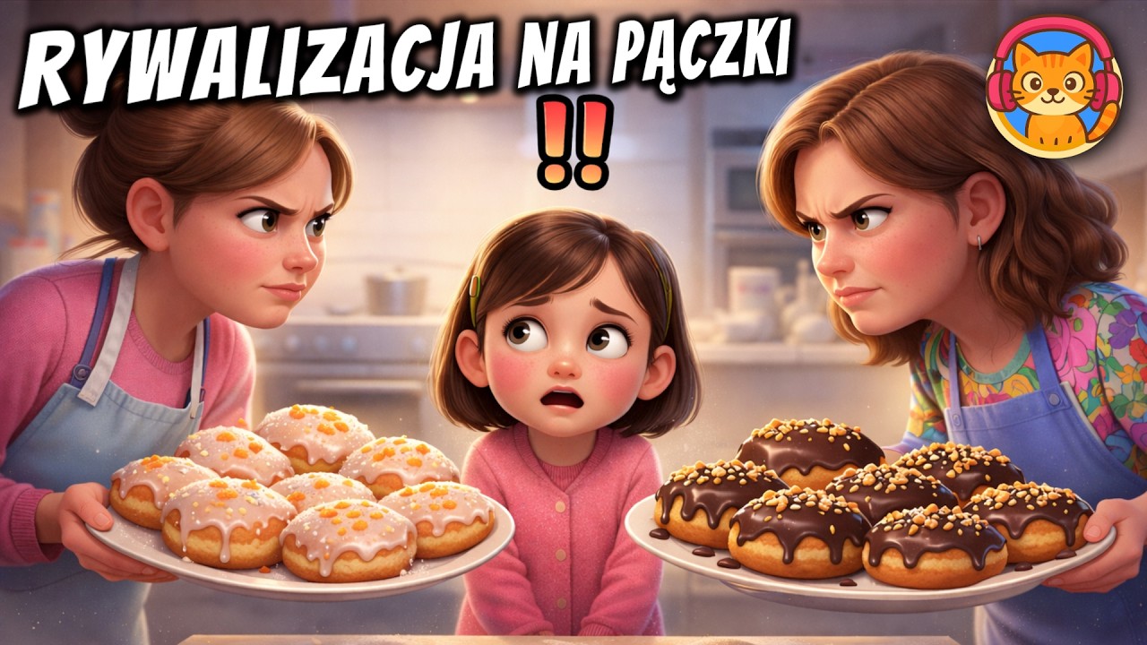 🍩🍚 Rywalizacja na pączki. TŁUSTY CZWARTEK - Bajka do słuchania na dobranoc - Audiobook na dobranoc🎧
