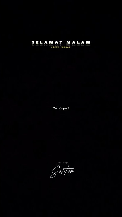 Selamat malam cover || Denny caknan