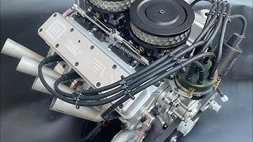 277cc V8 engine starting process