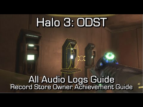 Halo 3: ODST - ALL 30 AUDIO LOGS - Record Store Owner Achievement Guide