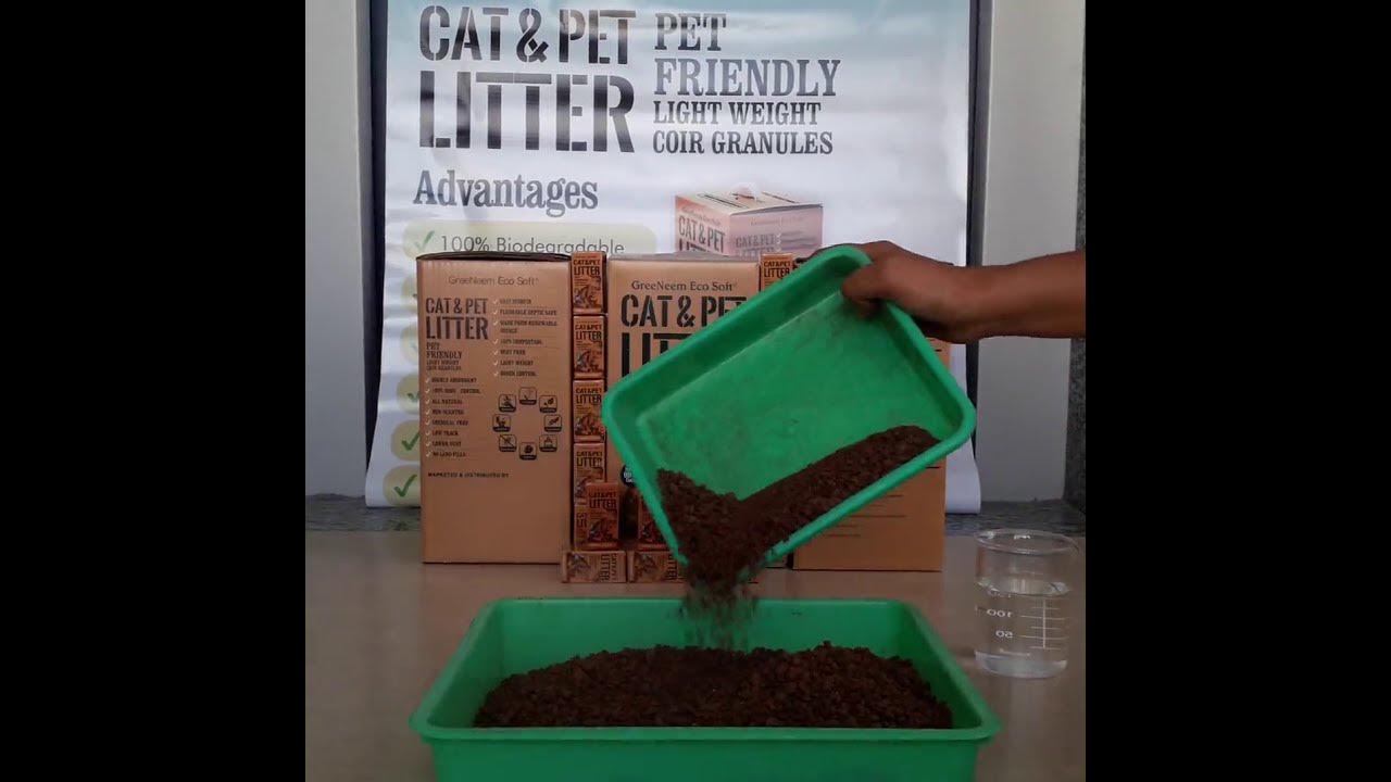 What is cat litter made of? Coconut Cat Litter Sand Best Cat Litter