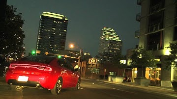 2013 Dodge Dart Lights at Night