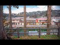 Japan walking around old townscape of hida gifu  4kr