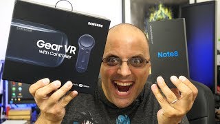 T-mobile Samsung Galaxy Note 8 & Gear VR 2017 Unboxing & Impressions (video & audio samples) - YouTube