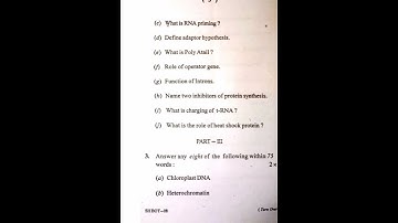 +3 4th semester botany hons question,2022 || Core-8 || Berhampur university