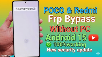 All Poco & Redmi Frp Bypass|Android 14/15|how to frp poco redmi|New security update|New method 2016