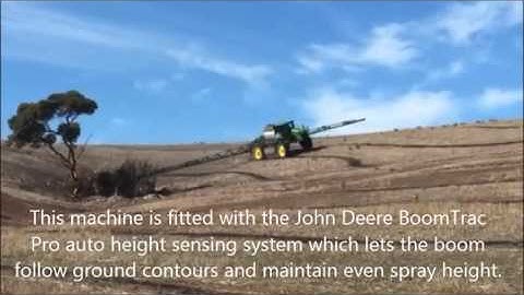John Deere R4045 in Action