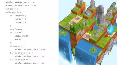 Swift Playgrounds: Setting the Right Portal: Code Solution and Run