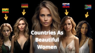 Asking AI to Create a Most Beautiful Woman for Every Country