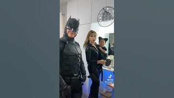 AS BATMAN BILLIONAIRE GANG HALLOWEEN PARTY