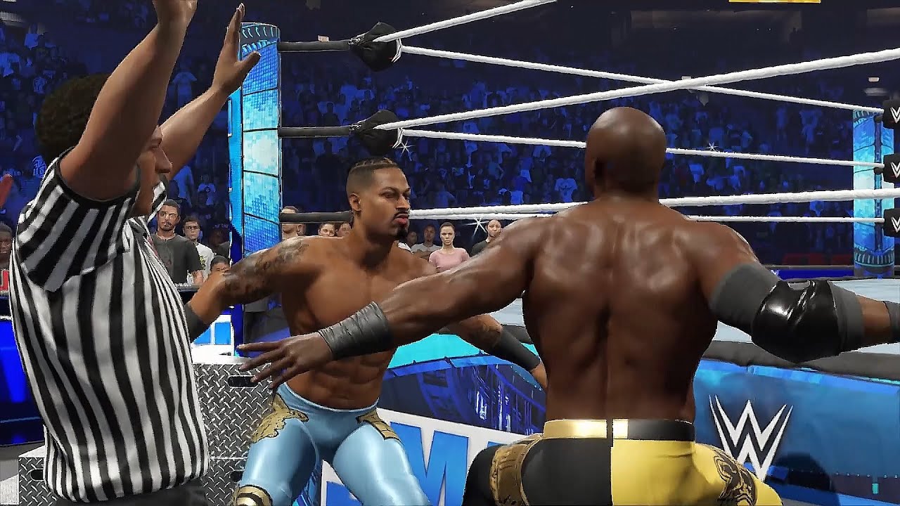 Carmelo Hayes Vs Bobby Lashley [60Fps - Legend Difficulty] | WWE2K24