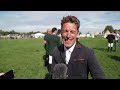 Simon Grieve having a blast with Autograf on the last day at Burghley