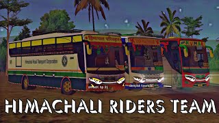 Himachali Riders Team Multiplayer Gameplay |Bussid| @HimalayanGamingZone