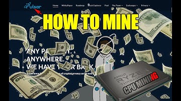 NEW CPU Minable Coin PULSAR