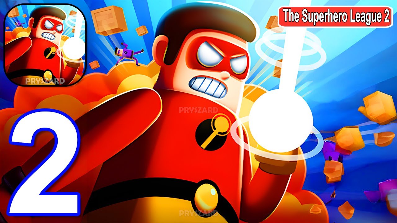 The Superhero League 2 - Gameplay Walkthrough Part 2 League 5-9 (iOS, Android)