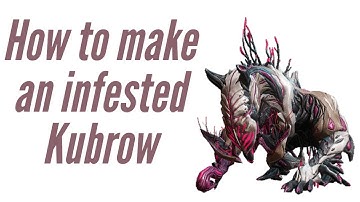 Warframe - How To Make An Infested Kubrow