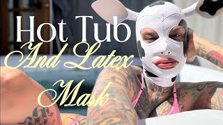 HOT Tub and LaTex VLOG #vlog #latex