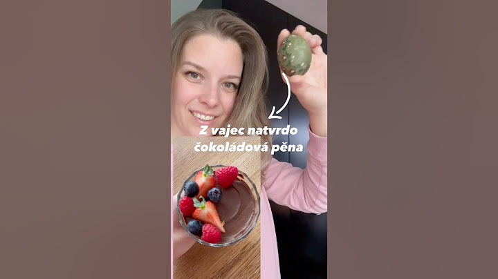 Z vajec natvrdo čokoládová pěna 😋 Recepty v komentářích ❤️ #recept #vejce #velikonoce #sladke