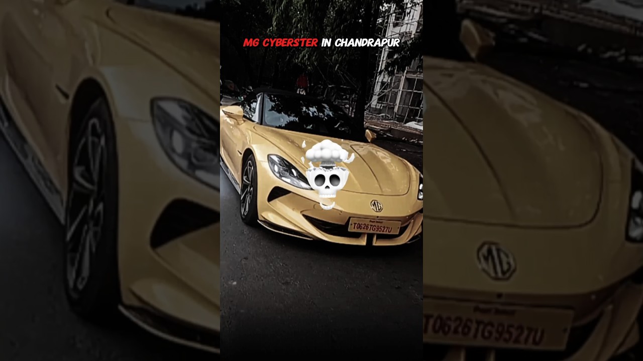 80 Lakh Ki Supercar "MG CYBERSTER" 🔥☠️ #shorts #sportscar #supercars #car