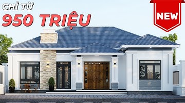 Chỉ từ 950 triệu cho mẫu nhà vườn mái Nhật quá rẻ và đẹp | MH01122