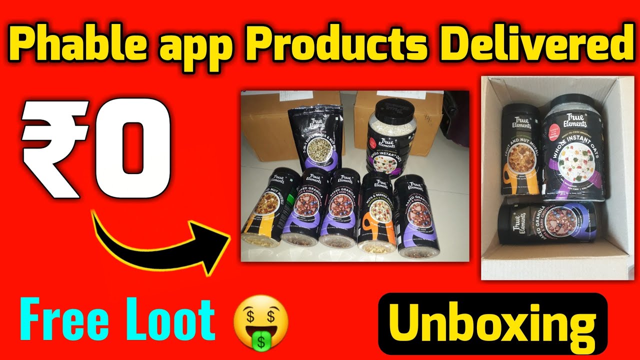 Phable Free Products Unboxing | Phable app products review | 