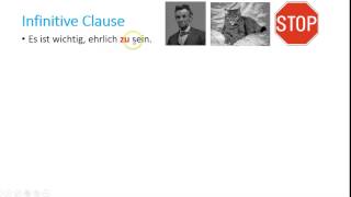 German Grammar: Infinitive Clauses with ZU