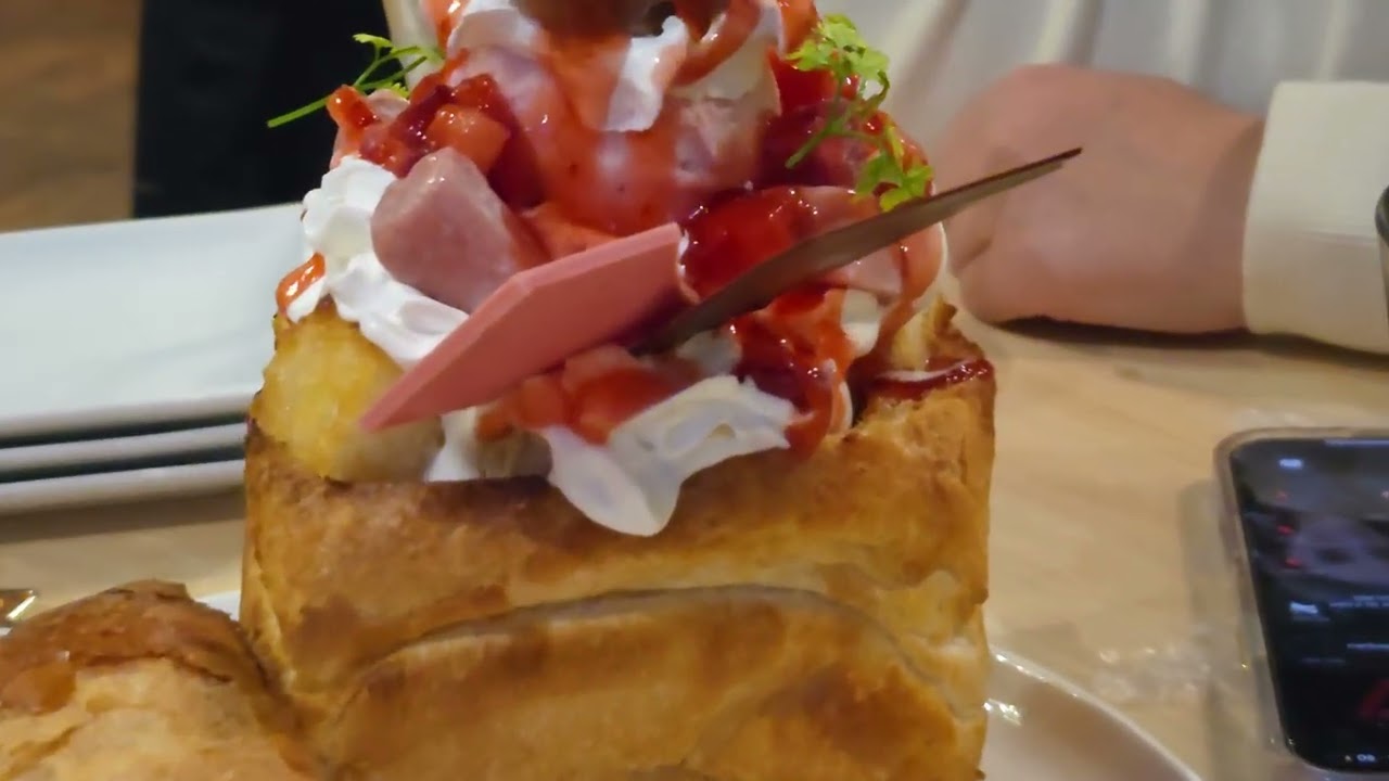 JAPAN Vlog Day 13: Honey toast (very short vid)