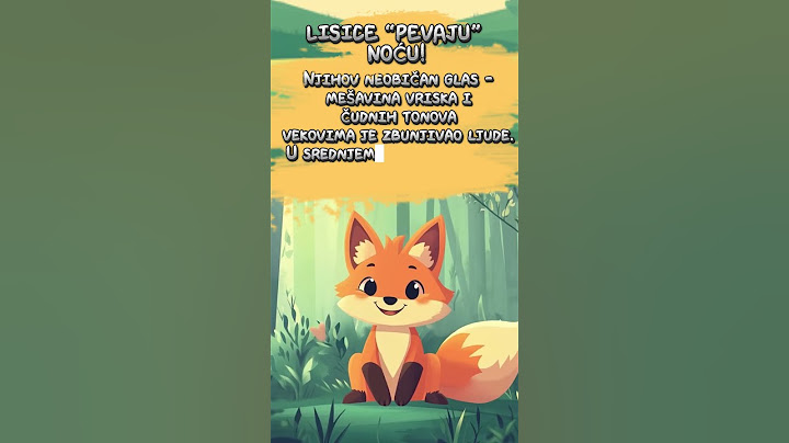 Zanimljivosti o lisicama 🦊 | Vesele Zverke | Da li ste znali? #veselezverke #zanimljivosti