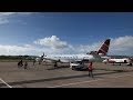 Awesome Saab 2000 Takeoff from Sumburgh