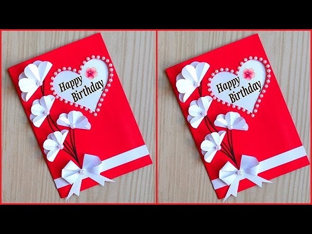 Easy & Beautiful Birthday Greeting Card Idea • Handmade Birthday