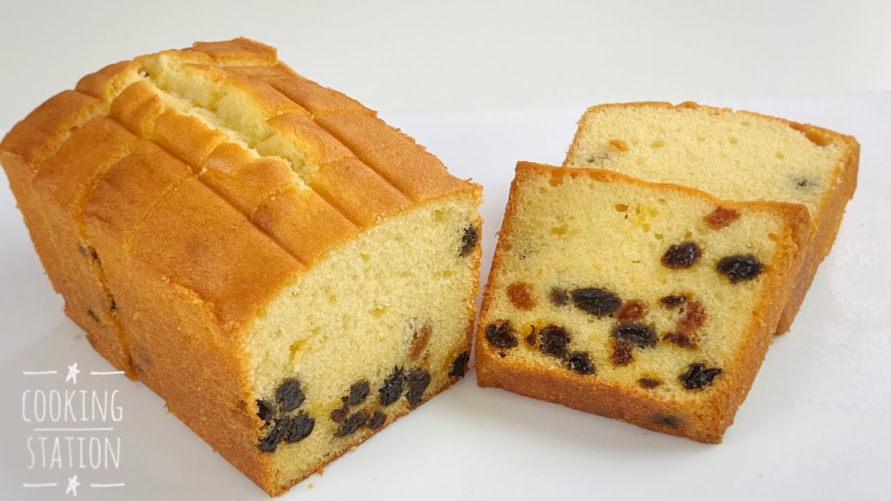 Moist Raisin Pound Cake Raisin Butter Cake Recipe YouTube