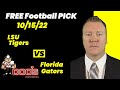 Free Football Pick LSU Tigers vs Florida Gators Prediction, 10/15/2022 College Football Free Picks