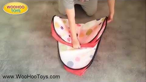 How to Fold "Polka Dot Play Tent" by WooHoo Toys
