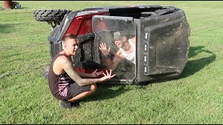 I CRASHED ROMANS JEEP! *CRASH CAUGHT ON CAMERA*