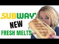 Subway NEW Fresh Melts Review