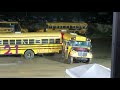 School bus Demolition derby bus flip @ Rochester Fair 9/15/18
