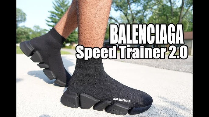 Balenciaga Men's Speed Trainers Knit): Review, size comparison & try-on - YouTube