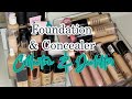 Foundation & Concealer Collection & Mini Declutter 2020