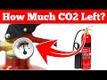 How much co2 is left in the fire extinguisher