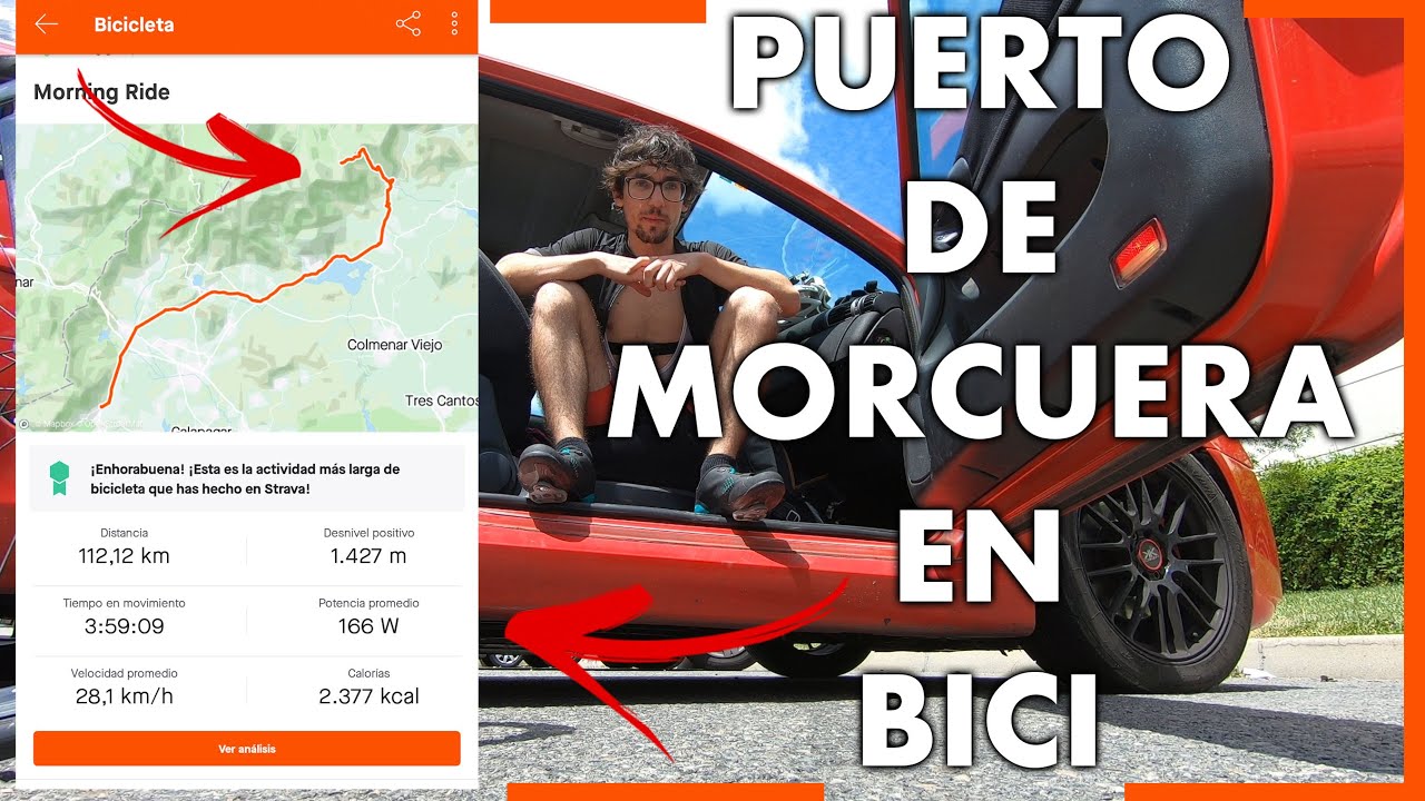 🚴‍♀️SUBIDA a #MORCUERA y BAJADA en BICI de carretera 🚴‍♂️ la primera vez que subo 📷 #GoProHERO7