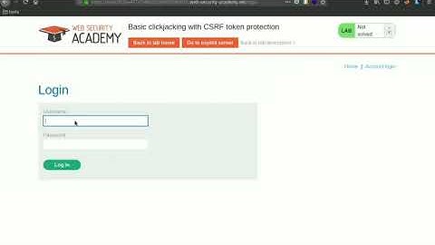 Clickjacking attack ( Basic clickjacking with CSRF token protection portswigger lab )