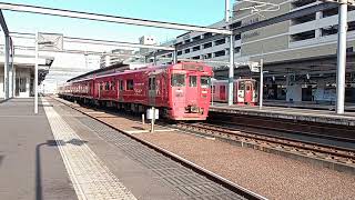 ｷﾊ200系+ｷﾊ220系回送列車 大分駅発車 2021 10 18