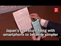 Pengajuan SPT pajak Jepang dengan smartphone menjadi lebih sederhana