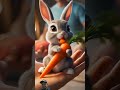 rabbit eating carrots is very cute #animals