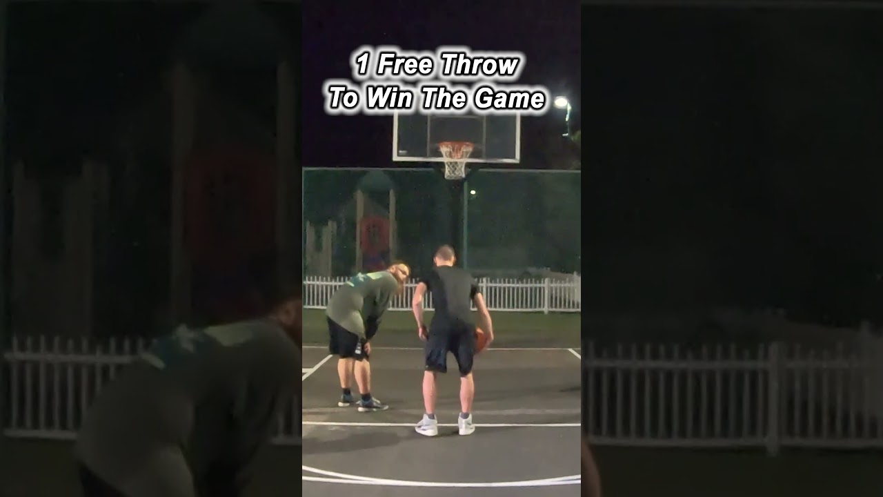 Free Throw For The Game #comeback #arthritis #shorts #handles #streethoops