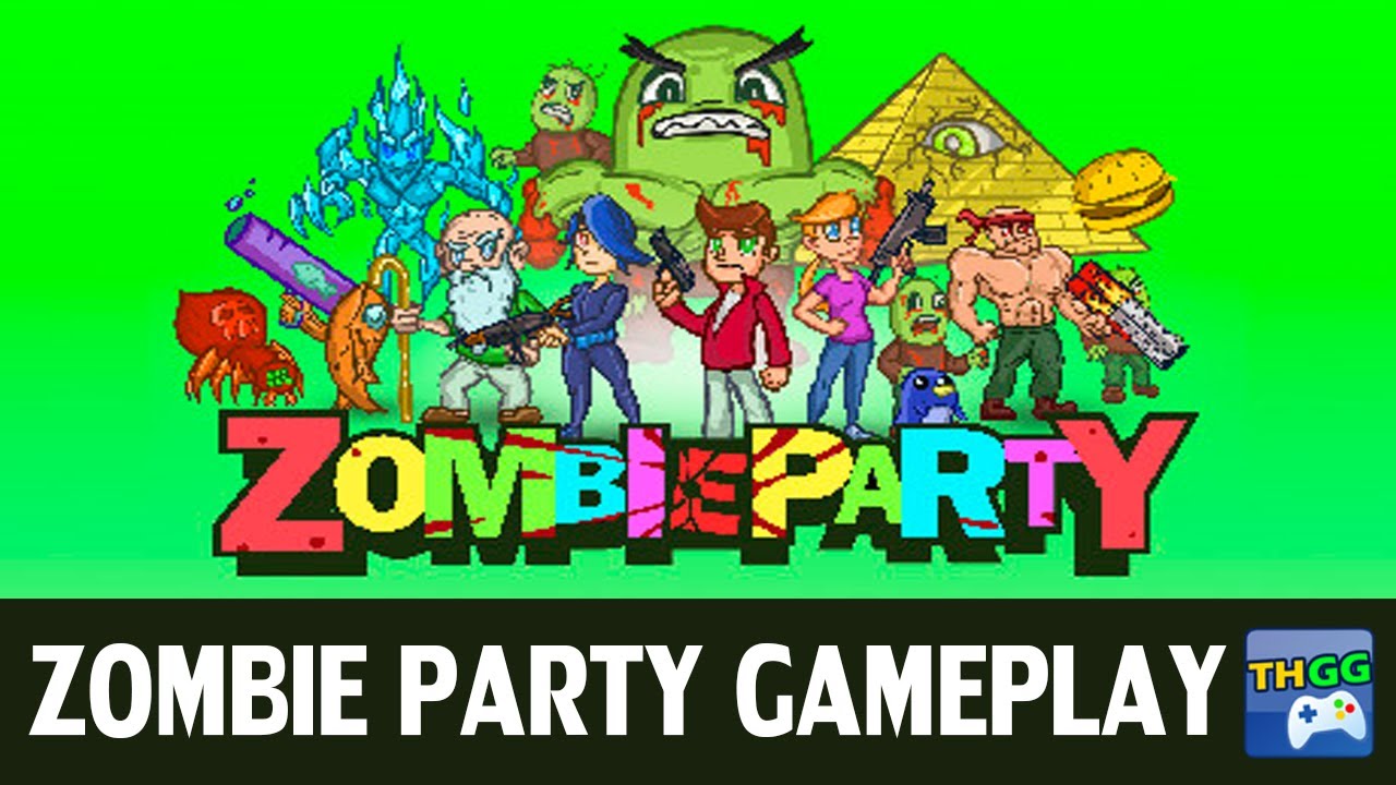 Zombie Party First Coop Gameplay (4 players) Part 1 ThaiGameGuide