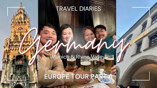 GERMANY VLOG | Europe tour part 6 | 3 countries in 1 day! 🍻